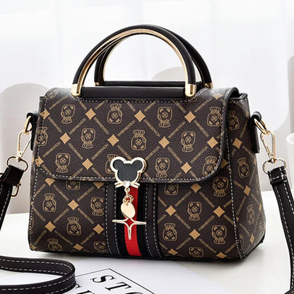 Printed Monogram Handbag for Women – Luxury Crossbody Tote