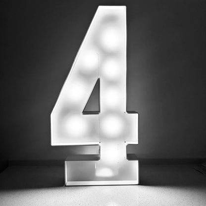 Light-Up Marquee Number 0-9 | 28.7" LED Party Decoration