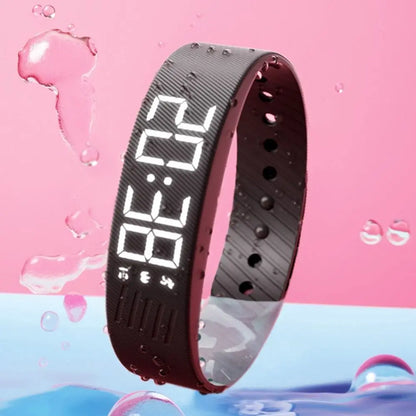 LED Digital Smart Bracelet Watch with Pedometer & Alarm