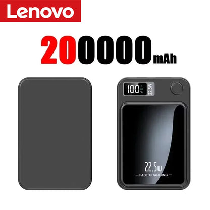 Lenovo Magnetic Wireless Power Bank 22.5W Fast Charging 50000–200000mAh