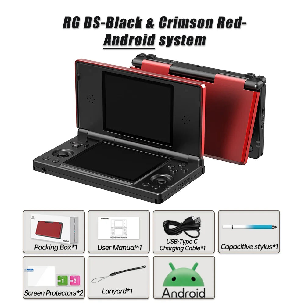Anbernic RG DS Android 14 Dual Screen Retro Gaming Console