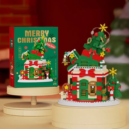 Christmas Micro Building Blocks Set – Santa, Reindeer & More