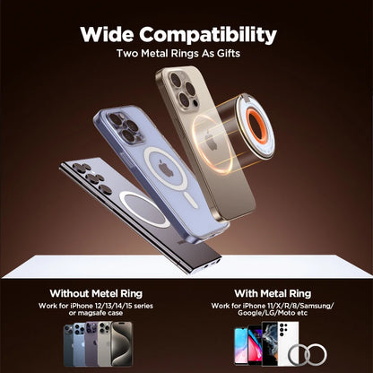 Joyroom Magnetic Ring Phone Holder Silicone Grip Kickstand