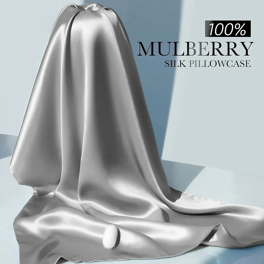 Mulberry Silk Pillowcase - Double-Sided with Hidden Zipper