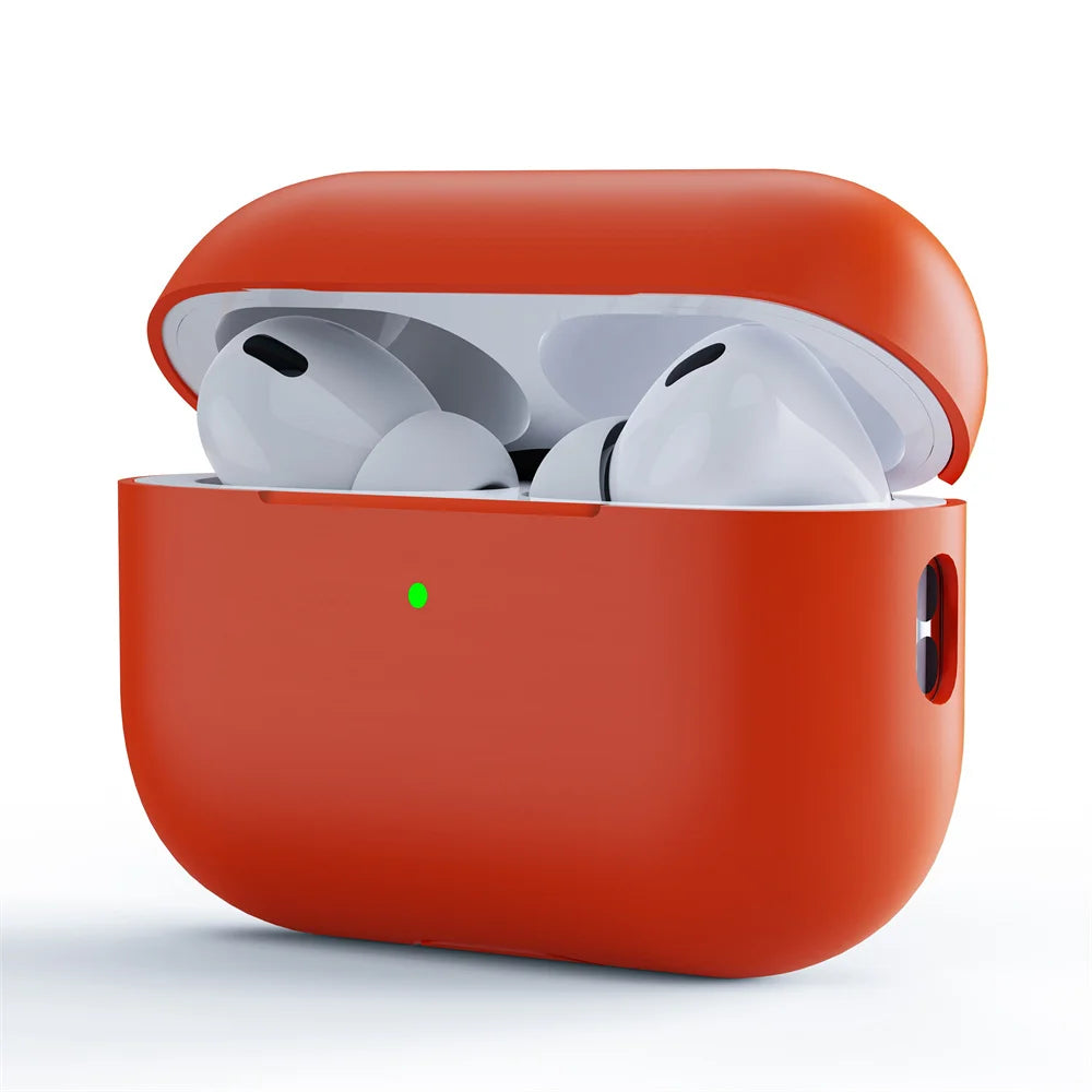 Ultra-Thin Silicone AirPods Case – Slim Matte Protective Cover