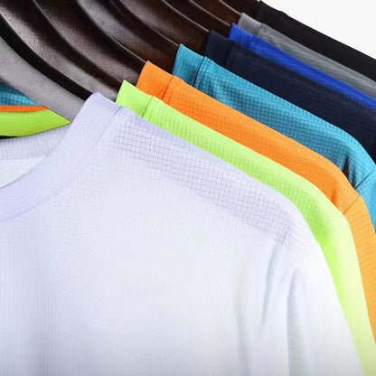 Men's Quick Dry Running T-Shirt – Loose Breathable Sport Tee