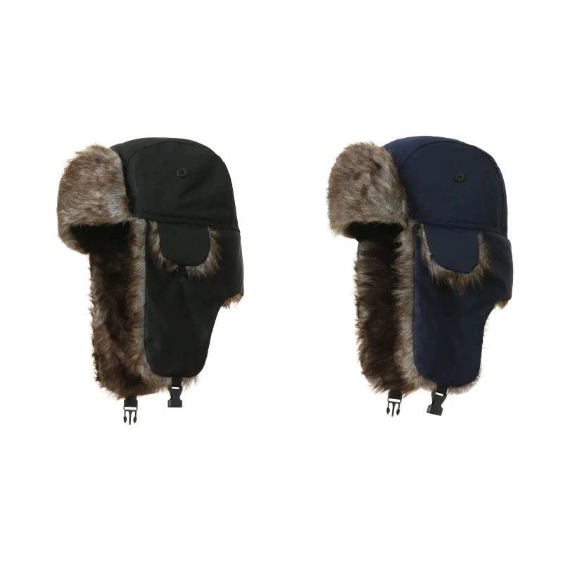 Winter Trapper Hat – Faux Fur Ushanka for Men & Women