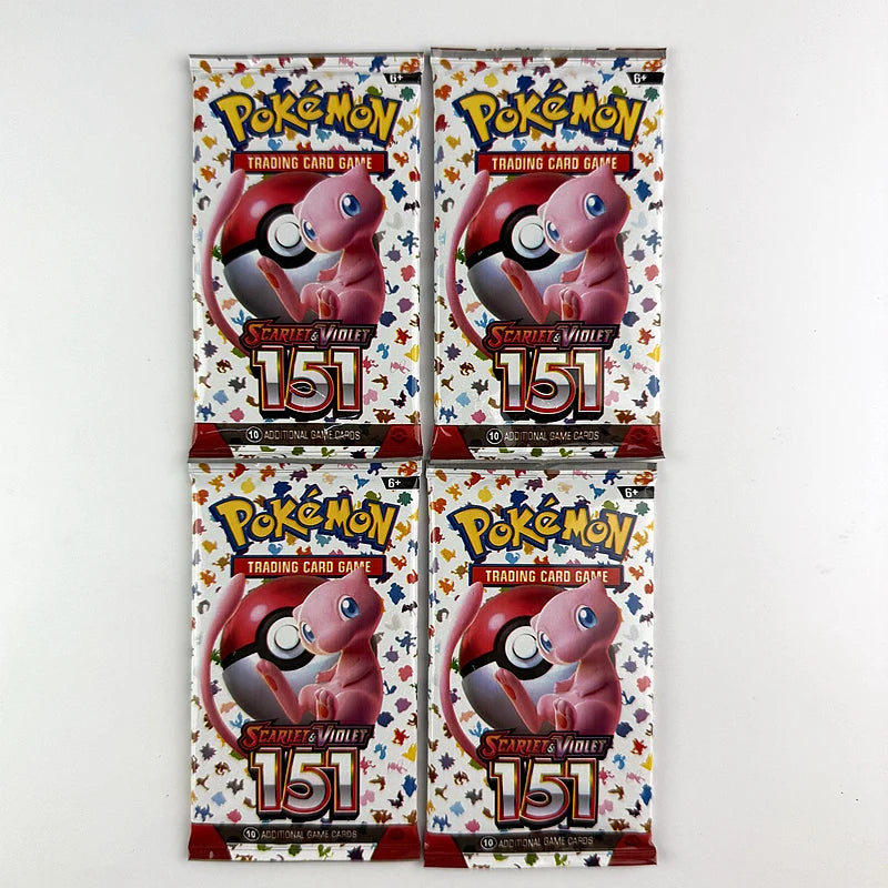 10/20PCS Pokémon Prismatic Evolutions 151 Booster Card Pack