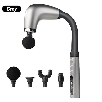 Percussion Massage Gun with 4 Heads – Deep Tissue Pain Relief