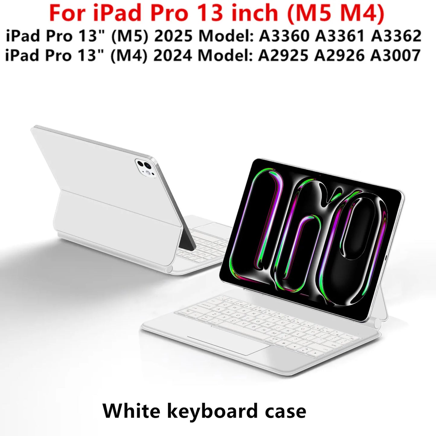 iPad Magic Keyboard Case with Touchpad – Backlit, Fits Pro, Air, 10th Gen & More