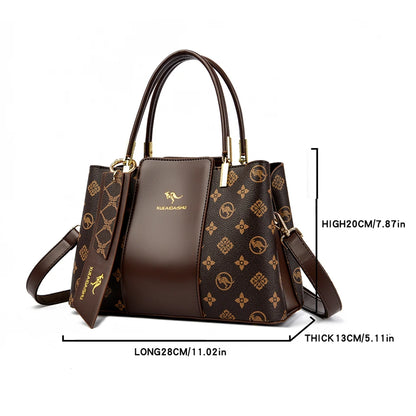 Women's Designer Handbag – Large Capacity Leather Shoulder Bag