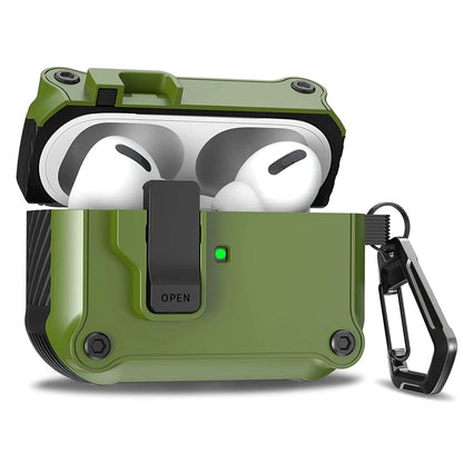 AirPods Pro 3 Case with Security Lock & Carabiner Hook