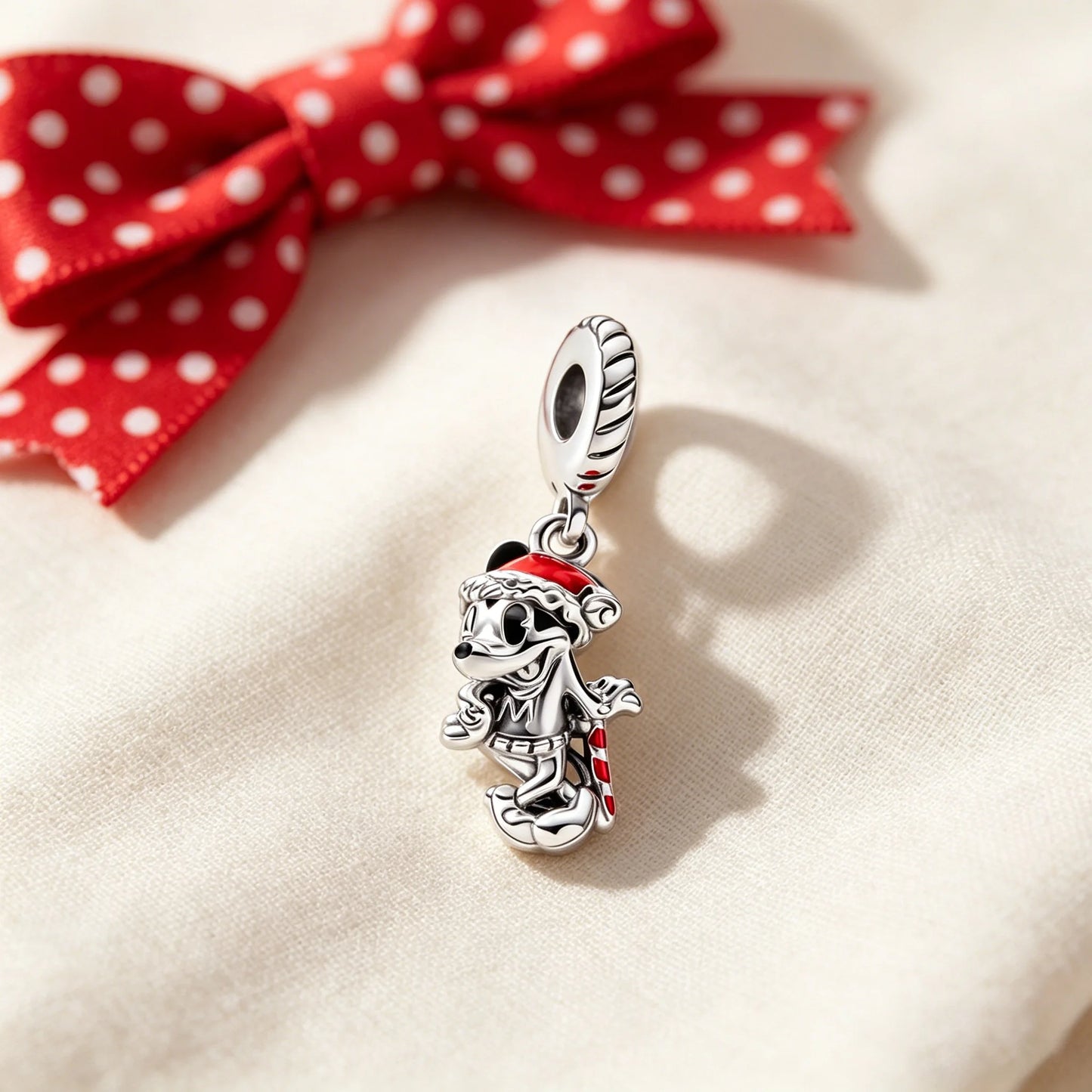 Disney Character Charm Bead – Fits Snake Chain Bracelet & Necklace