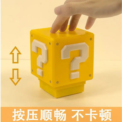 Question Mark Block LED Night Light with Sound & USB Charging