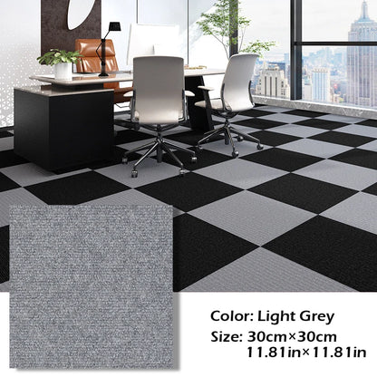 Self-Adhesive Carpet Tiles – Anti-Slip Splicing Floor Mat 30x30cm