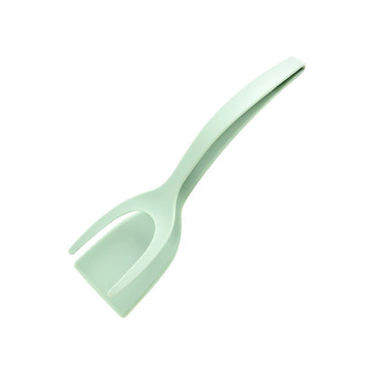 2-in-1 Grip & Flip Spatula Tongs – Nylon Kitchen Turner