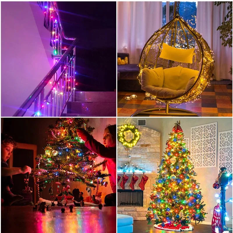 Waterproof LED Fairy String Lights – RGB, White & Warm White
