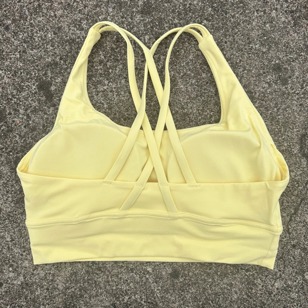 Women's Padded Cross-Back Sports Bra – High Support Activewear
