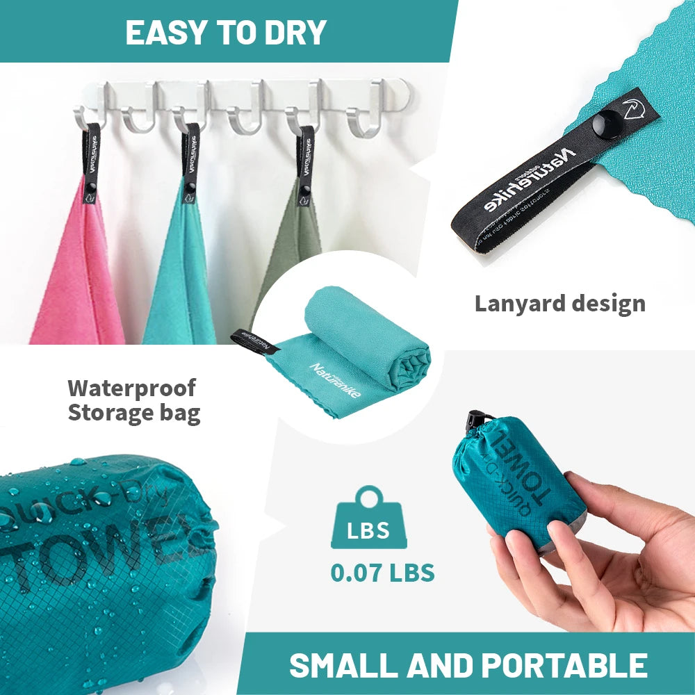 Naturehike Quick-Dry Microfiber Towel – Ultralight Outdoor