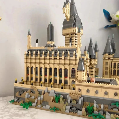 Magic Castle Micro Bricks Architecture Model – 6369pcs Medieval School Palace Build