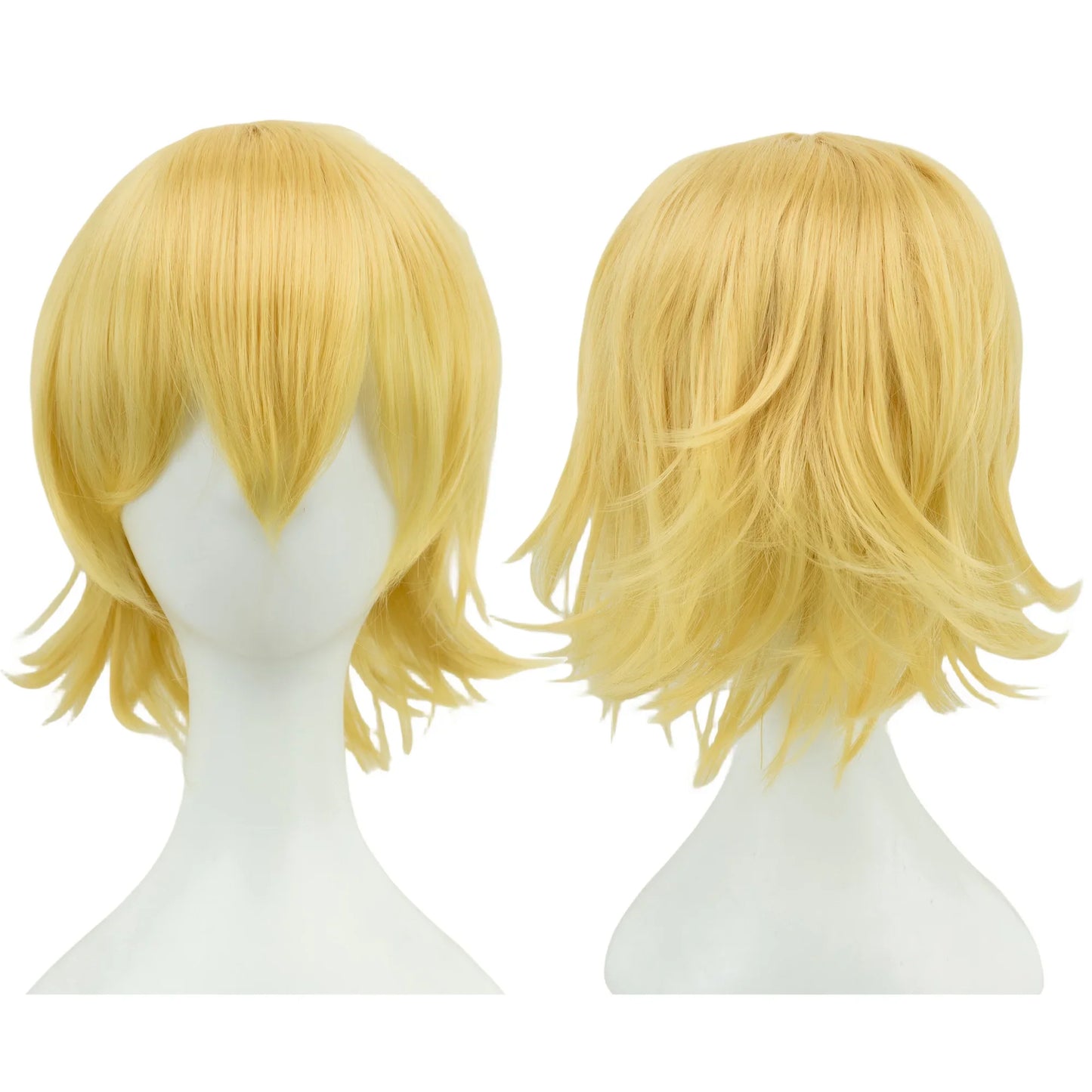 Synthetic Bob Wig 12 Inch – Cosplay & Party Short Hair with Bangs