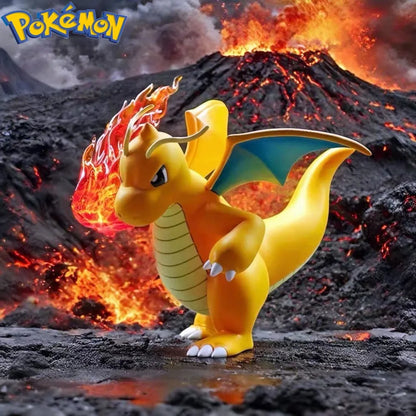 10CM Pokémon Dragonite Fire Punch PVC Action Figure