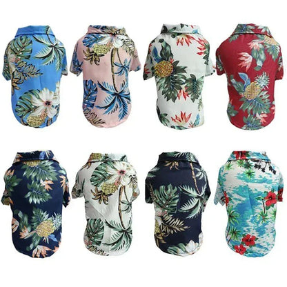 Hawaiian Dog Shirt – Tropical Beach Shirt for Small & Medium Dogs