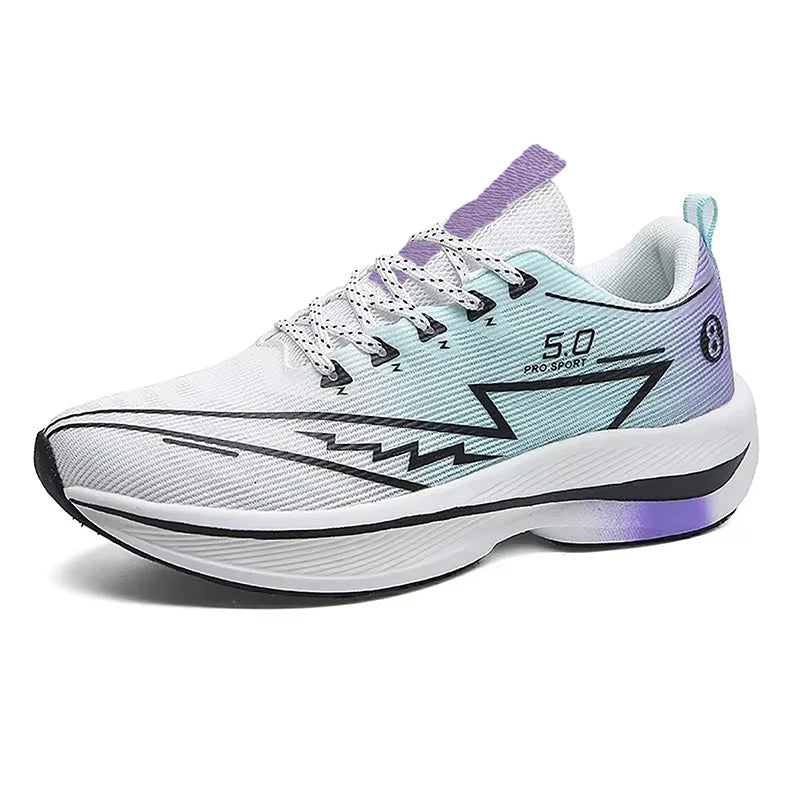 Carbon Plate Running Shoes – Soft Cushion Unisex Sneakers