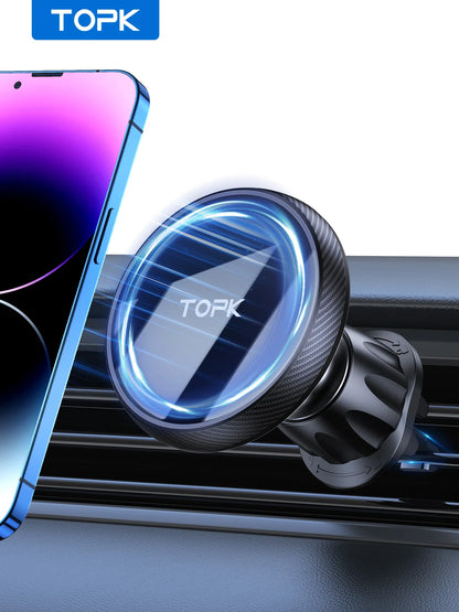TOPK MagSafe Magnetic Car Phone Holder – Air Vent Mount
