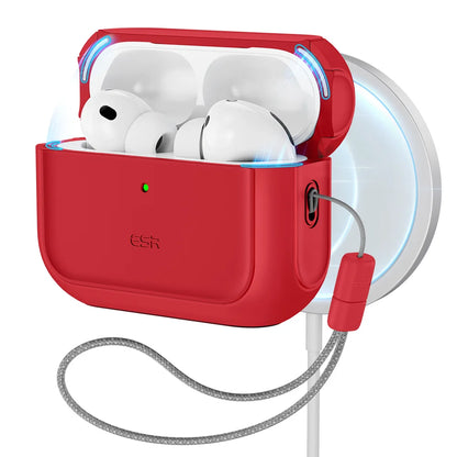 ESR AirPods Pro Case – Heavy-Duty Drop Protection with Carabiner Clip