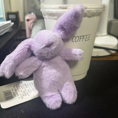Cute Plush Rabbit Keychain Pompom Bag Charm