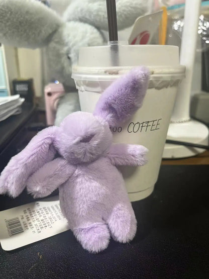 Cute Plush Rabbit Keychain Pompom Bag Charm