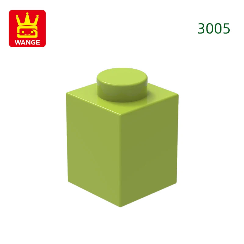 Wange 3005 1x1 Basic Brick MOC Parts – 232pcs Bulk Pack