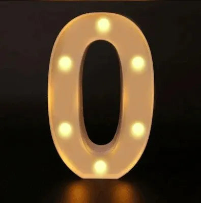 LED Marquee Letter & Number Lights – Alphabet Night Light Decor