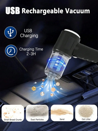 Multifunctional Cordless Handheld Vacuum Cleaner with Multiple Nozzles