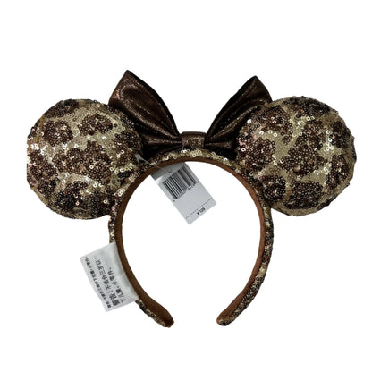 Mickey Mouse Ears Sequin Headband with Bow