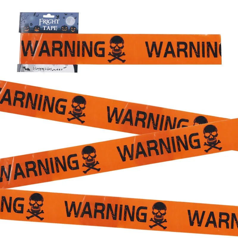 Halloween Fright Tape – Haunted Keep Out Warning Barrier Tape