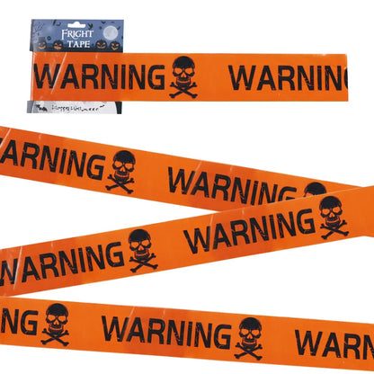 Halloween Fright Tape – Haunted Keep Out Warning Barrier Tape