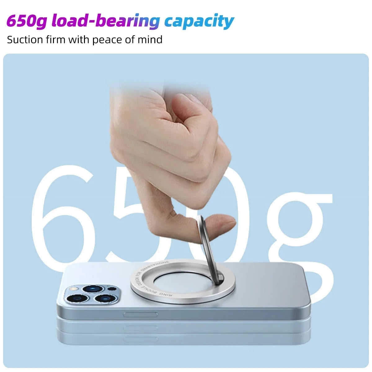 Magnetic MagSafe Phone Ring Holder & Finger Grip Stand