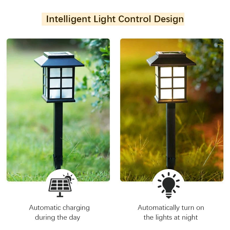 Solar Pathway Lights Outdoor – 8 Pack Waterproof Garden Stake Lamps