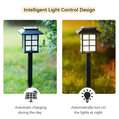 Solar Pathway Lights Outdoor – 8 Pack Waterproof Garden Stake Lamps