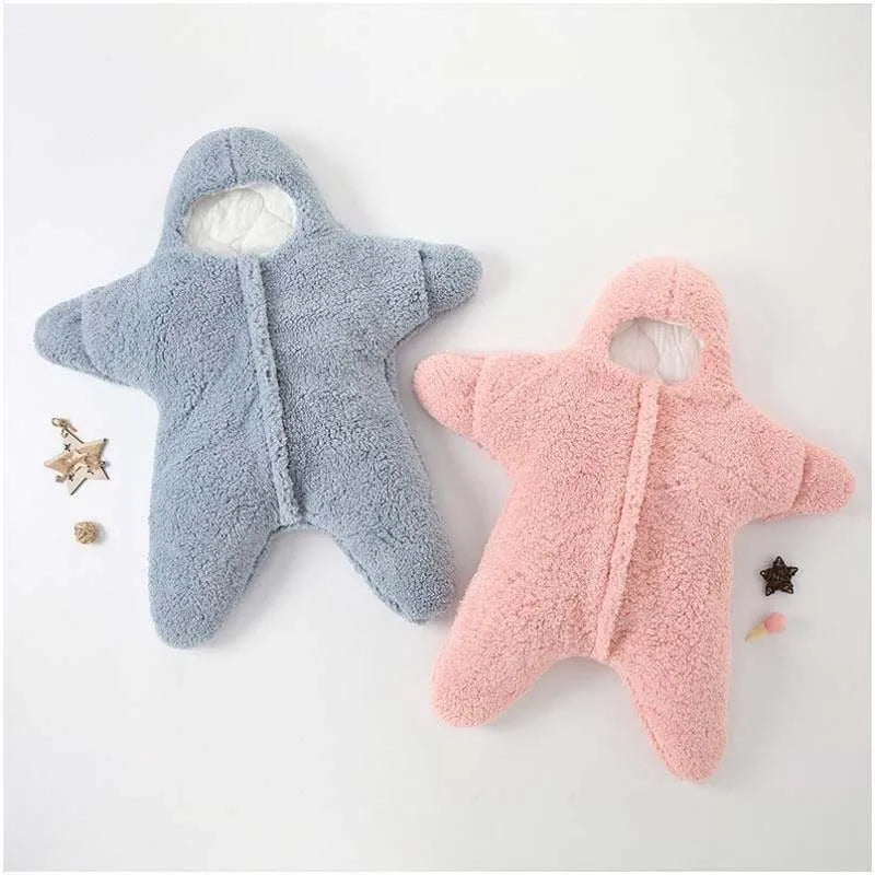 Baby Fleece Romper – Hooded One-Piece Winter Jumpsuit
