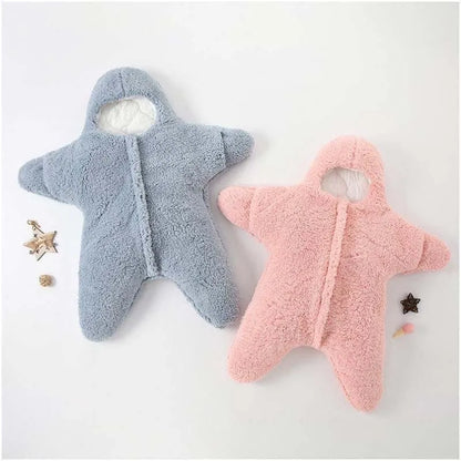 Baby Fleece Romper – Hooded One-Piece Winter Jumpsuit