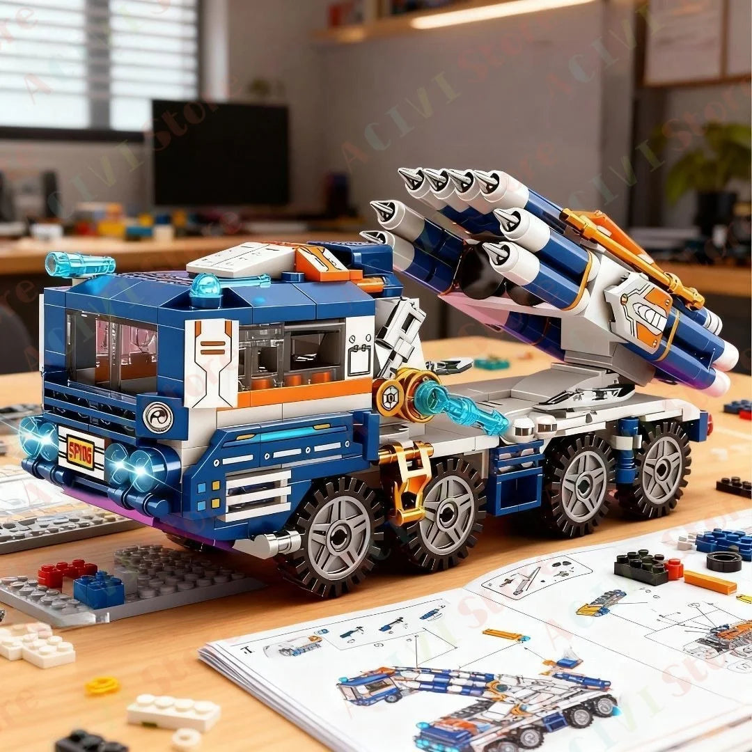 Military Building Blocks Set – Tank, Warship, Plane & Army Models