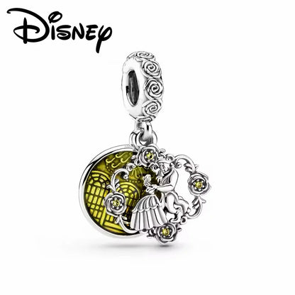Disney S925 Silver Princess Charm Bead – Fits Pandora Bracelet & Necklace