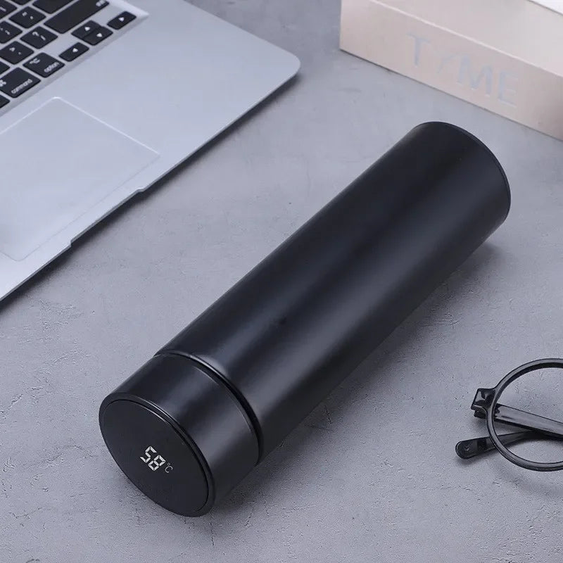 Smart Temperature Display Thermos Bottle – 500ml Insulated Water Bottle