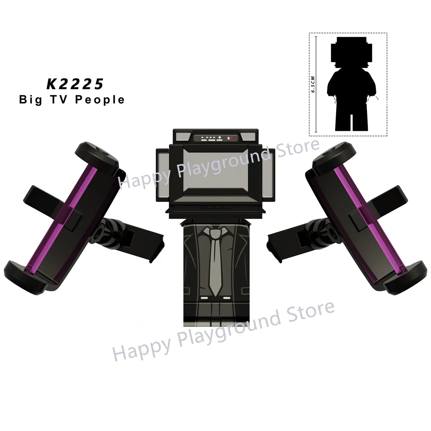 Skibidi Toilet Mini Building Block Figures – TV Man, Cameraman & More