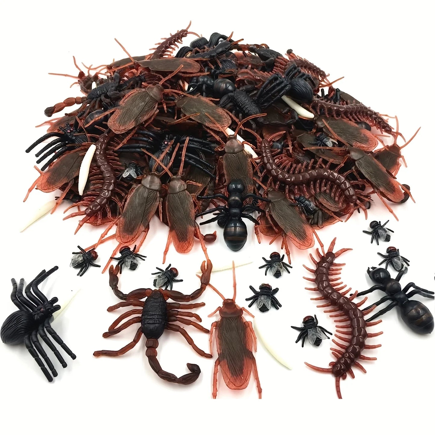 Realistic Fake Bugs Prank Toys – Spiders, Snakes, Scorpions & More