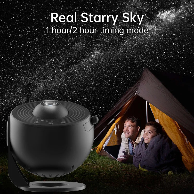 Galaxy Projector Night Light with 13 Film Discs – Starry Sky Planetarium Lamp