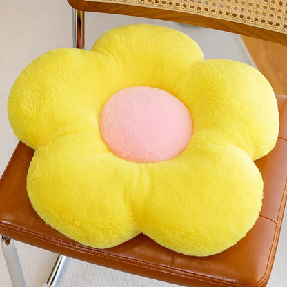 Flower Shape Plush Floor Cushion – Soft Seat Pad